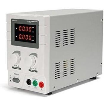 Alimentation de laboratoire DC 0-30 VCC 0-5 A Max avec double afficheur LED TOOL LAND