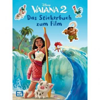 Vaiana 2: Das Stickerbuch zum Film: Viele Sticker, Rätsel und Ausmalbilder mit Vaiana und Maui ab 3 Jahre