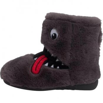 Pisamonas Zapatillas de Casa Gris, Talla 33, Tema Monstruo