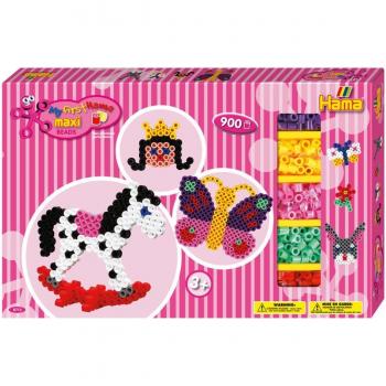 Hama Bügelperlen maxi Mädchen-Set, Geschenkpackung
