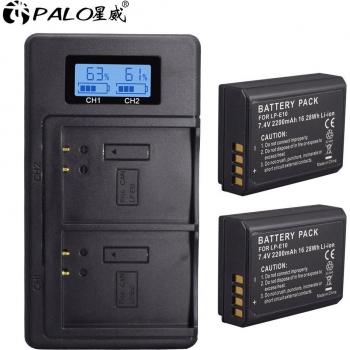 LP‑E10 X50 Rebel T3/T5/T6 Oplader