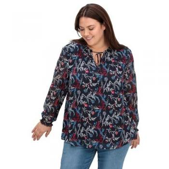 SHEEGO Camicia da Donna Blu Fashion