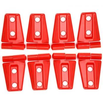 8-Piece Door Hinge Cover Set for Jeep Wrangler JK JKU Unlimited Rubicon Sahara