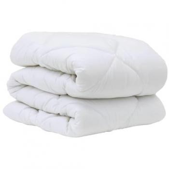 VidaXL 2-Piece White Microfiber Winter Duvet Kit (140x220 cm)