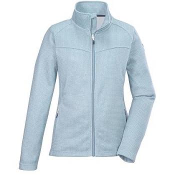 Killtec Fleece Jacke KOS 90 WMN FLC – Damen, blauer Stoff, 100 % Polyester, Gr. 44