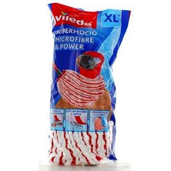 12 x Vileda Supermocio Microfibra & Power