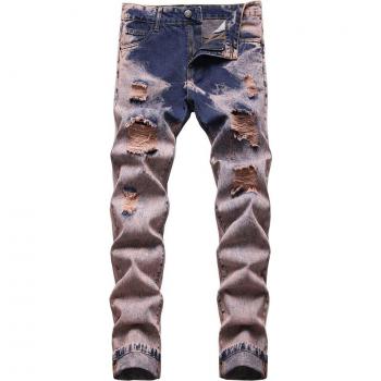 Jeans Rectos Retro con Tinte