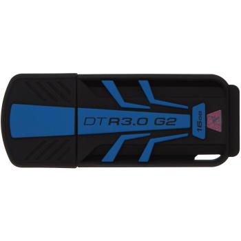 Kingston Flash Drive 16 GB DTTR30G2 – USB 3.0 Nero, lettura 120 Mb/s, scrittura 25 Mb/s