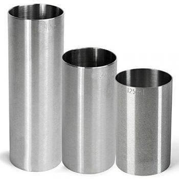 Stainless Steel Wine Thimbles – 125 ml, 175 ml, 250 ml Bundle