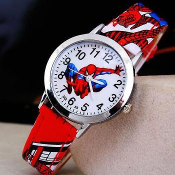 Reloj Spiderman para Niños con Luz LED y Correa de Silicona