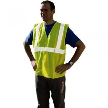 Veste haute visibilité Taliaplast avec baudrier, modèle Classe 2 Jaune Fluo, sans tailles, convient à toutes les personnes
