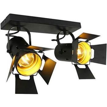 Sienna Matt Black Twin Spotlight