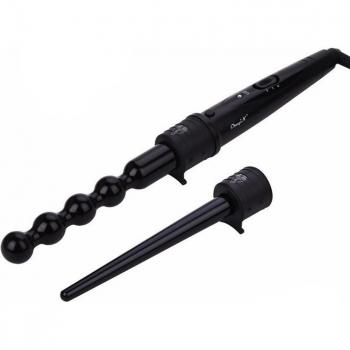 Ceramic Hair Curler Wand Interchangeable Curling Iron Set Dual Voltage for Home Salon