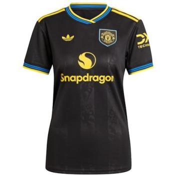 Short Sleeve T‑shirt Femme Third Manchester United 25/26 – Adidas Performance, Noir, M