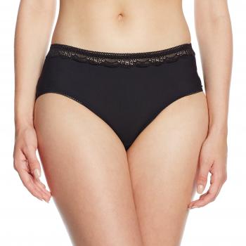 Playtex Damen Taillenslip Invisible Lace, Schwarz, 38