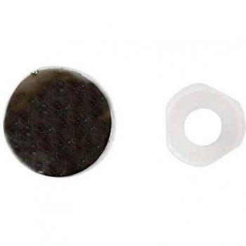 Forge Domed Cover Caps Chrome Finish Size 6-8 Pack of 25