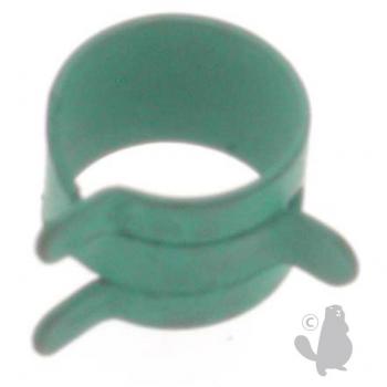 Collier élastique pour durites de carburant noir ou transparent Ø 10-11 mm