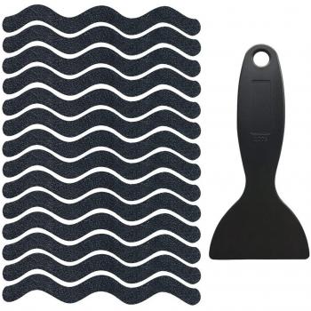 24Pcs PEVA Antislip Strips voor Badkuipen, Douches en Trappen