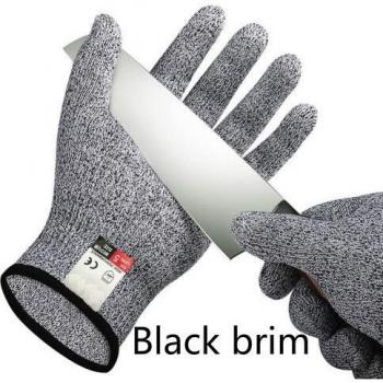 Antscope Sicherheits-Handschuhe GMG grau schwarz HPPE ANSI Level 5