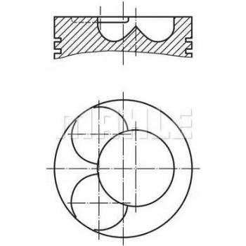 Piston MAHLE 028 06 02