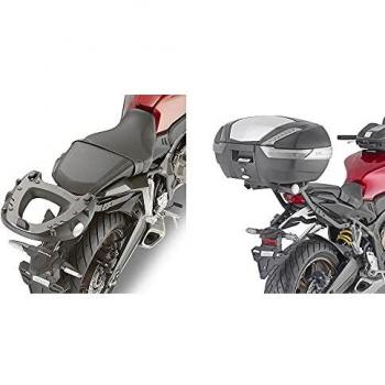 Porte-boîtier supérieur GIVI pour Honda CB 650 R (compatible avec Monokey/Monolock top cases, année : 2021)
