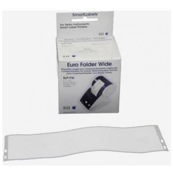 Seiko Instruments SLP-FW White Label Film Width 54mm Height 190mm Per Roll 111 Labels Box Contains One Roll