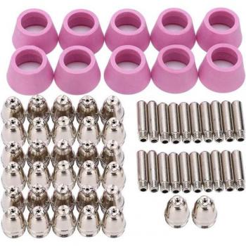 50pcs Plasma Cutting Torch Consumables Kit for AG60/SG55