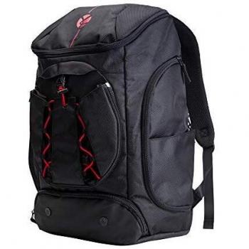 Kuangmi sac pliable noir pour activités de plein air, équipé de compartiments pour chaussures et vêtements mouillés
