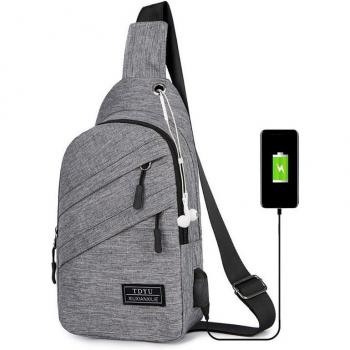 Sac de voyage homme anti-vol en Oxford