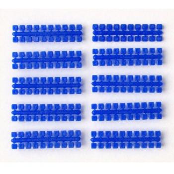 Ministeck 10 Stuks Donkerblauwe Kleurstrips