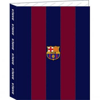 Classeur Safta F.C. Barcelona 4 anneaux 265x33cm Mixte Enfant