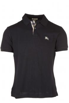 Burberry polo de manga corta para hombre color negro EU L