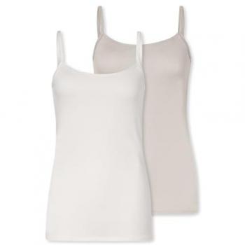 SCHIESSER Damen Spaghettitops im Doppelpack
