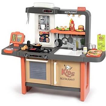 Smoby Restaurante Infantil con Tres Áreas y 73 Accesorios