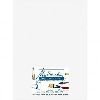 Artistic Pastel Board – 12″ × 16″, 0.8 mm, 320 Grit, White, 5‑Pack
