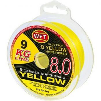 WFT Schnur KG 8.0 Gelb 150m 24KG