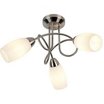 Lampe au Plafond Classique 3 x 40W E14 Fortress