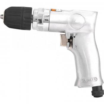 Pneumatic Drill 3/8 Secure‑Grip, Automatic Lock & Reversible Switch