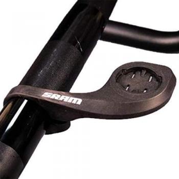 Sram 31.8mm QuickView: Montura Negra para Garmin y Tachos