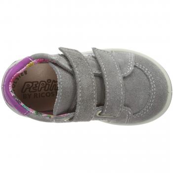 Baskets RICOSTA Meli pour Fille, Gris (Graphit 458) 26 EU