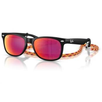 Ray‑Ban Junior RJ9052S New Wayfarer 70286Q 47 Lunettes Soleil Noires pour Enfants
