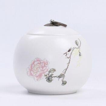 Contenedor de té de cerámica 800ML, caja de almacenamiento D039