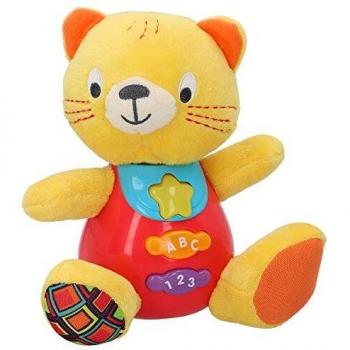 Peluche interactivo Winfun Gato para bebés con luces y sonidos en español