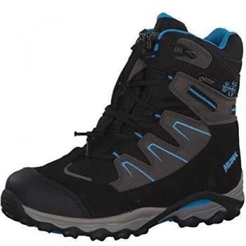 Meindl Junior Winterstiefel „Winter Storm“ GTX 7975 – Schwarz/Hellblau, Größe 26