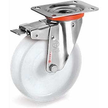 Roulette Pivotante Inox avec Frein