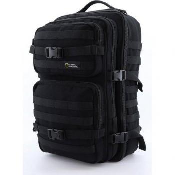 Cityrucksack „Eco‑Explorer“ – National Geographic, 32,5 cm, Schwarz, recyceltes PET