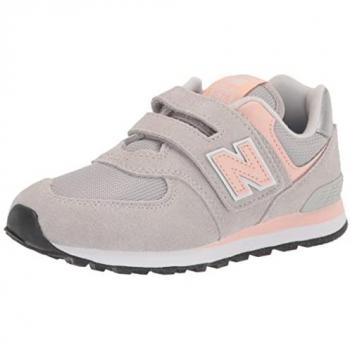 New Balance PV574V1 Zapatillas de Piel 574 gris para niños