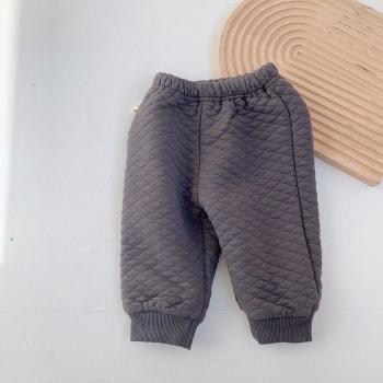 Pantalon Épais à Carreaux pour Fille et Garçon