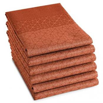 DDDDD Geschirrtuch „Chrystal“ – 6‑teiliges Set, Jacquard‑Material, 60 x65 cm
