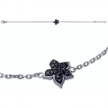 Les Trésors De Lily Silver Black Flora Accessory